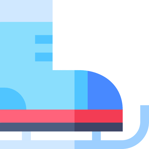 Ice skate shoes sports and competition equipment icon