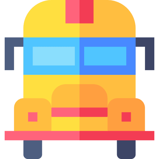 School bus school bus transportation back to school icon