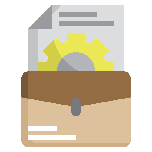 Portfolio file portfolio suitcase icon