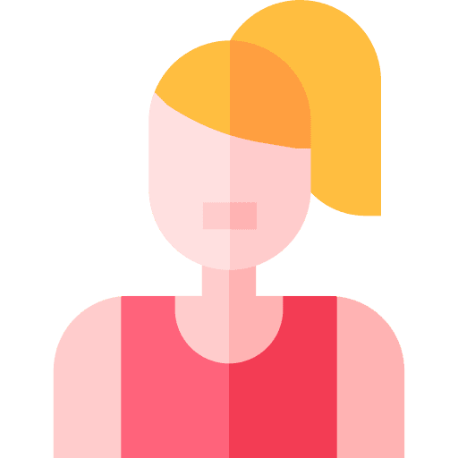 Woman blonde people sport girl icon