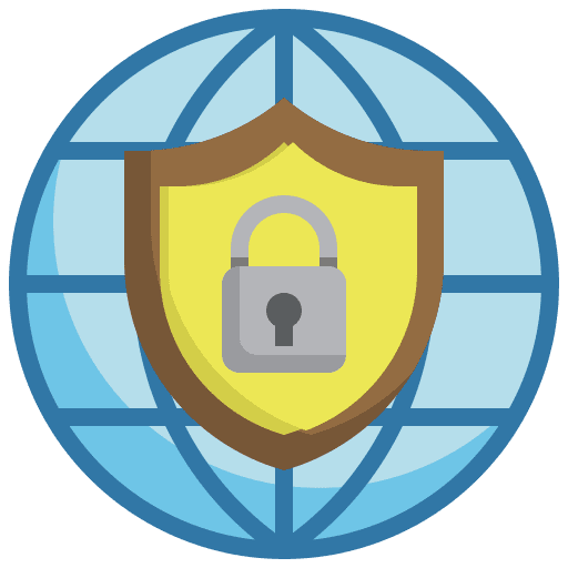 Network security cyber security internet icon