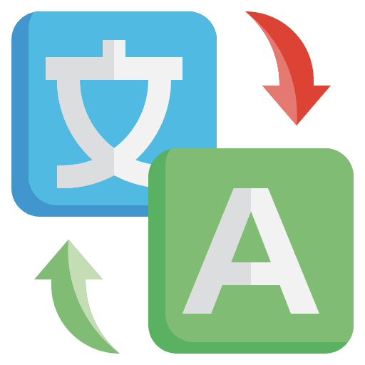 Translation education translator translate icon