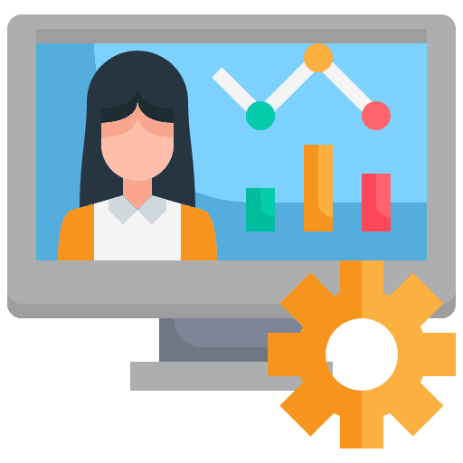 Video calling woman video calling communications icon