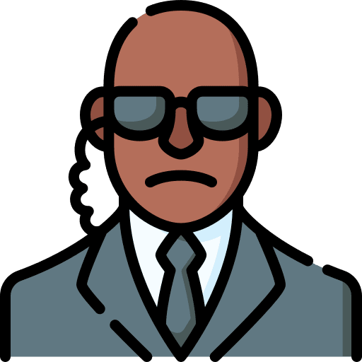 Bodyguard afro avatar bodyguard icon