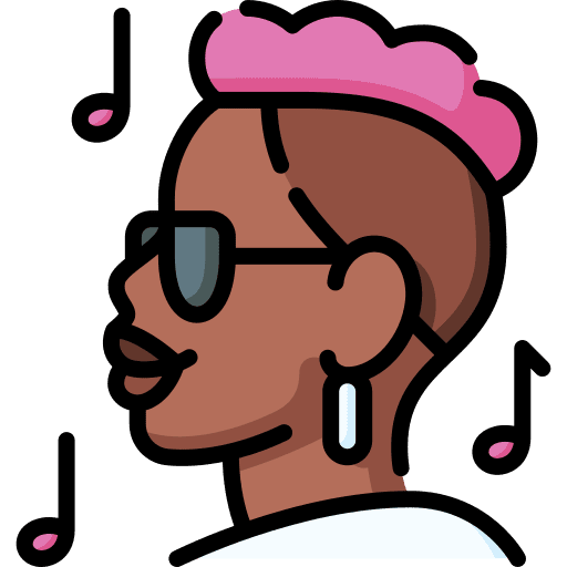 Singer singer user woman icon