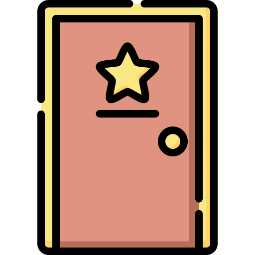 Dressing room backstage dressing room entertainment icon