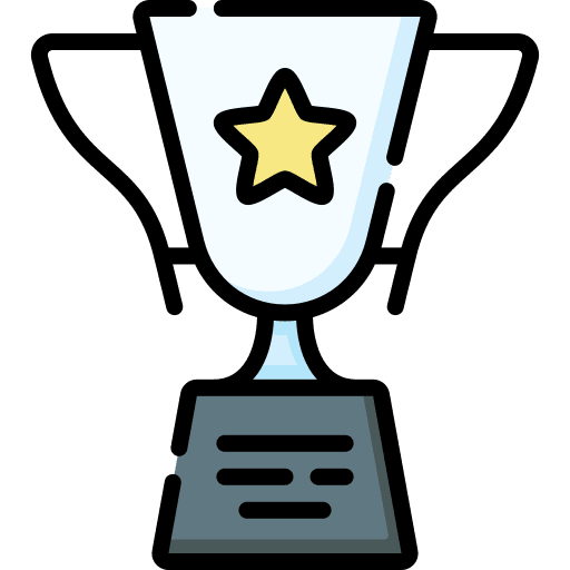 Trophy star success champion icon