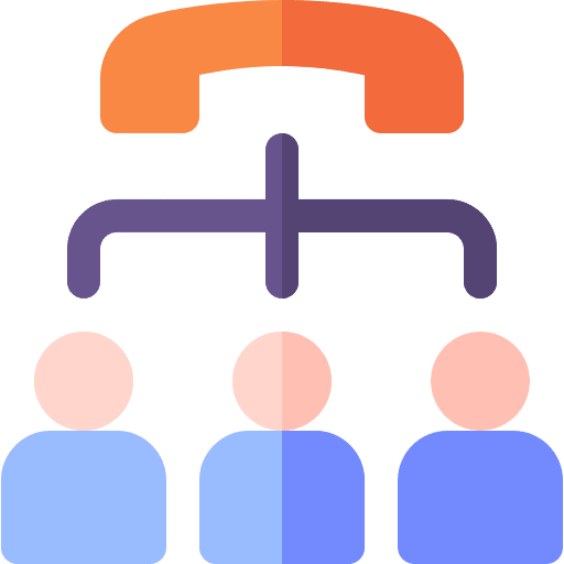 Call center agent user customer service communications icon