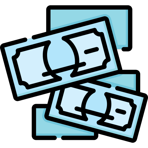 Money bill business and finance payment icon