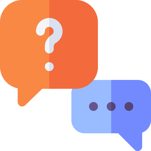 Question question mark speech bubble dialogue icon