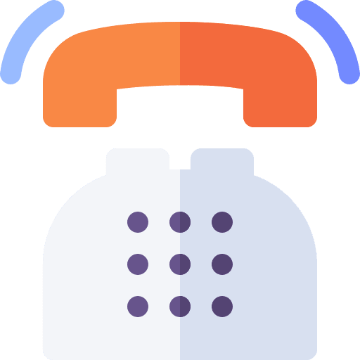 Telephone call electronics vintage icon