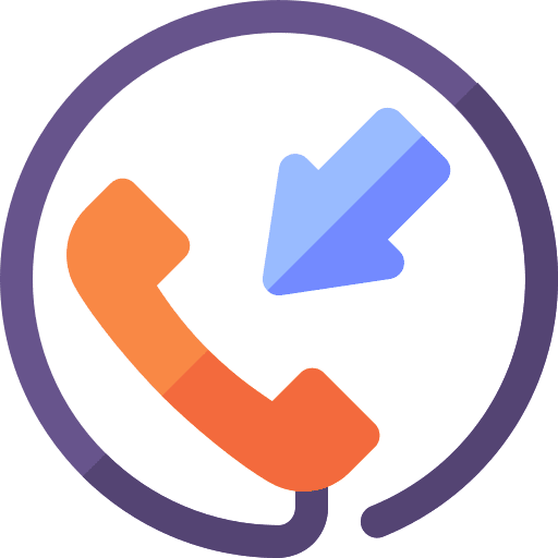 Incoming call communications phone call ui icon