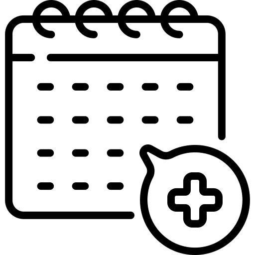 Schedule time and date schedule calendar icon