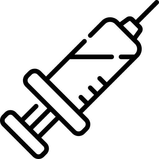 Syringe syringe injection drug icon