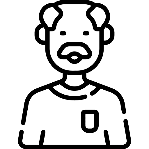 Old man old man avatar elderly icon