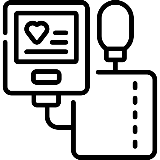 Blood pressure gauge blood pressure meter sphygmomanometer blood pressure gauge icon