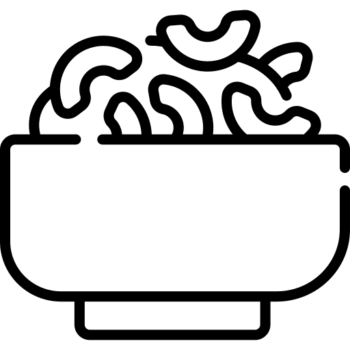 Macaroni gastronomy nutrition bowl icon