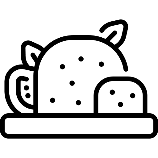 Mozzarella food gastronomy cheese icon