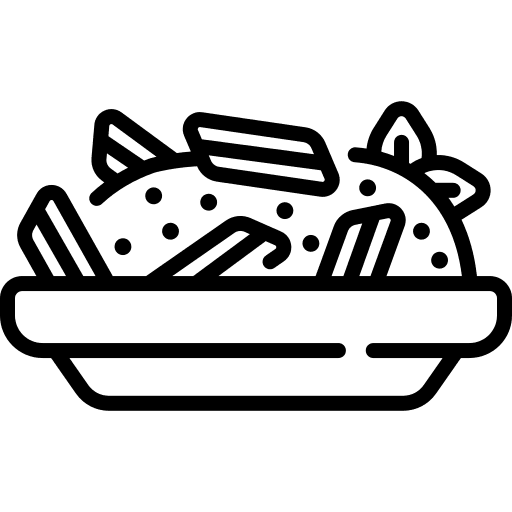 Pasta food and restaurant cuisine nutrition icon