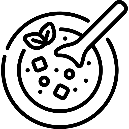 Soup gastronomy cuisine lunch icon