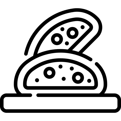 Ciabatta italian loaf typical icon