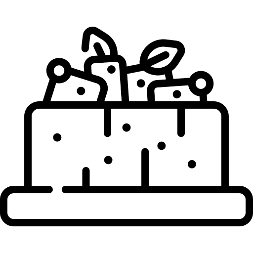 Bruschetta food and restaurant food healthy food icon