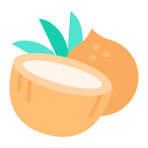 Coconut food and restaurant coconut coconuts icon