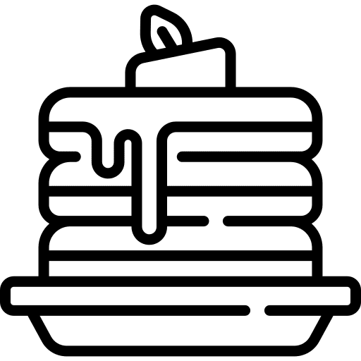 Pancake pancake sweet breakfast icon