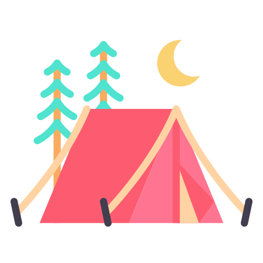 Tent camping tent tent holidays icon