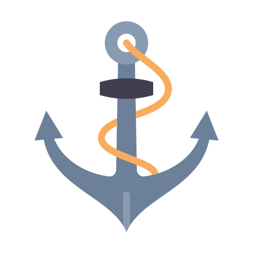 Anchor transportation sailing sailor icon