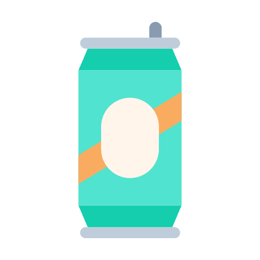 Beer cans food and restaurant beer soda icon
