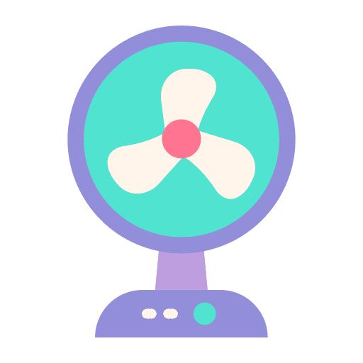Fan fresh transportation electronics icon