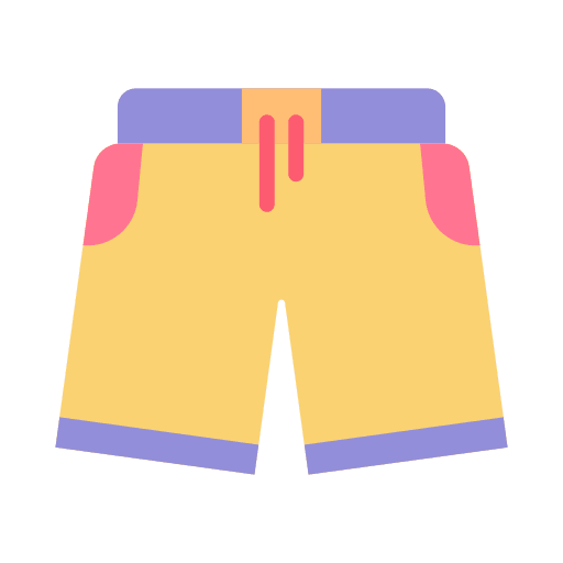 Short beach garment clothing icon