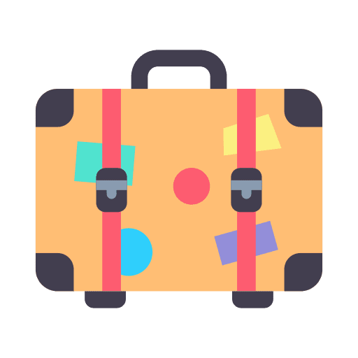 Travel bag travel bag travel bag icon