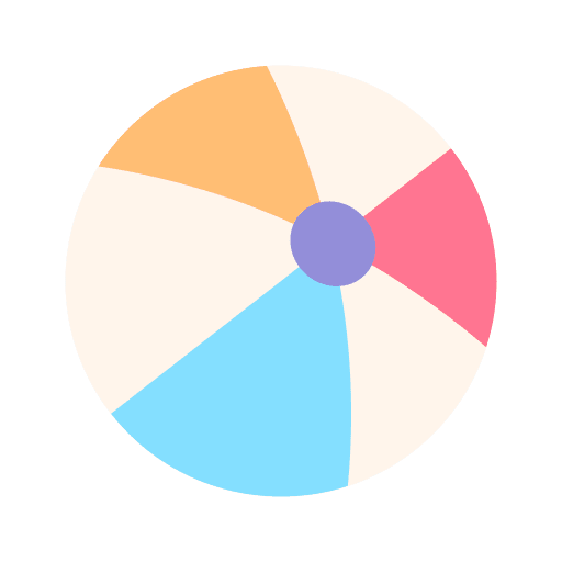 Beach ball holidays balls kid and baby icon