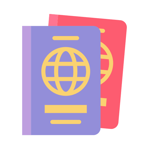 Passport passports document travel icon