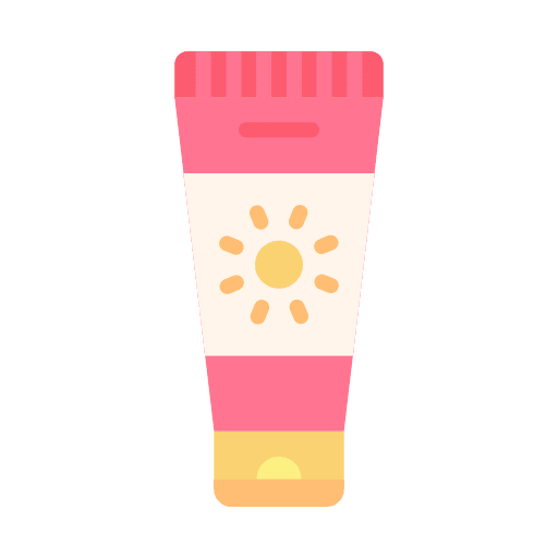 Sunblock beauty healthcare and medical sun block icon