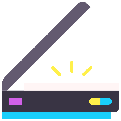 Scanner hardware scanners technology icon