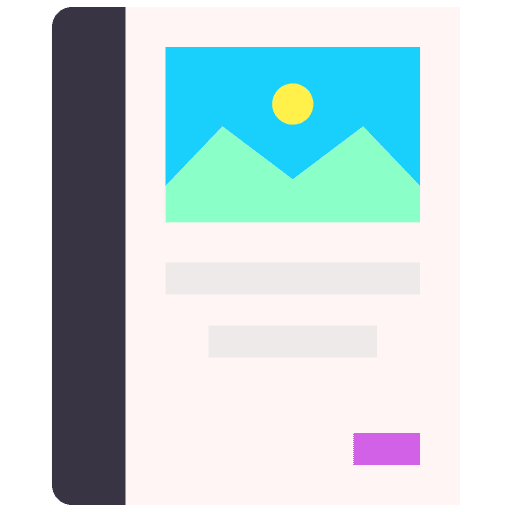 Hardbound book hardbound book education icon