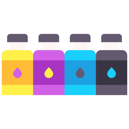 Ink cartridge art and design print edit tools icon