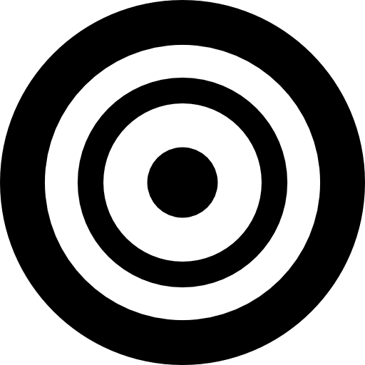 Target shooting darts dart weapons icon