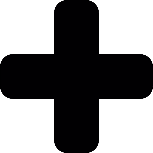 First aid cross cross symbol doctor help icon