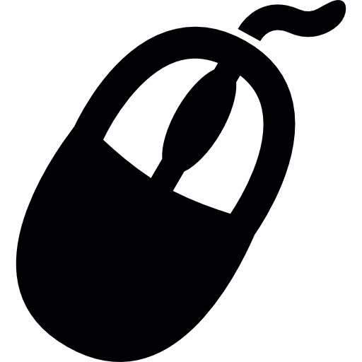 Lefty mouse tools and utensils left computer mouse icon