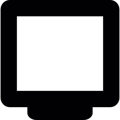 Televisión monitor televisions television square icon