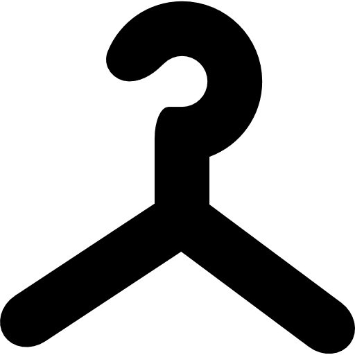 Clothes hanger hook hang hooks hook icon