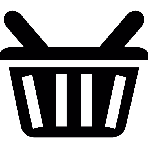 Supermarket shopping basket shopping bag online shop supermarket icon