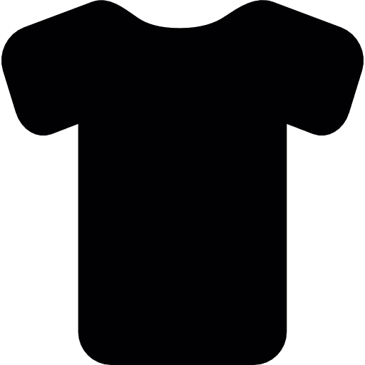 Black shirt fashion clothing silhouette icon