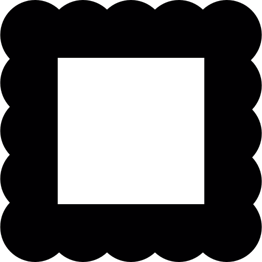 Frame of square frames squares frame icon