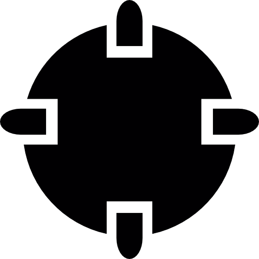 Gps place interface locator icon