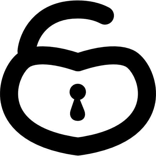 Heart shaped padlock tools and utensils unlocked locked icon